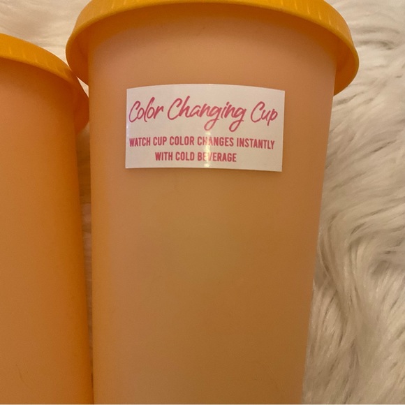 Orange Color Changing Cups - New - Bundle of 3 - Picture 5 of 9